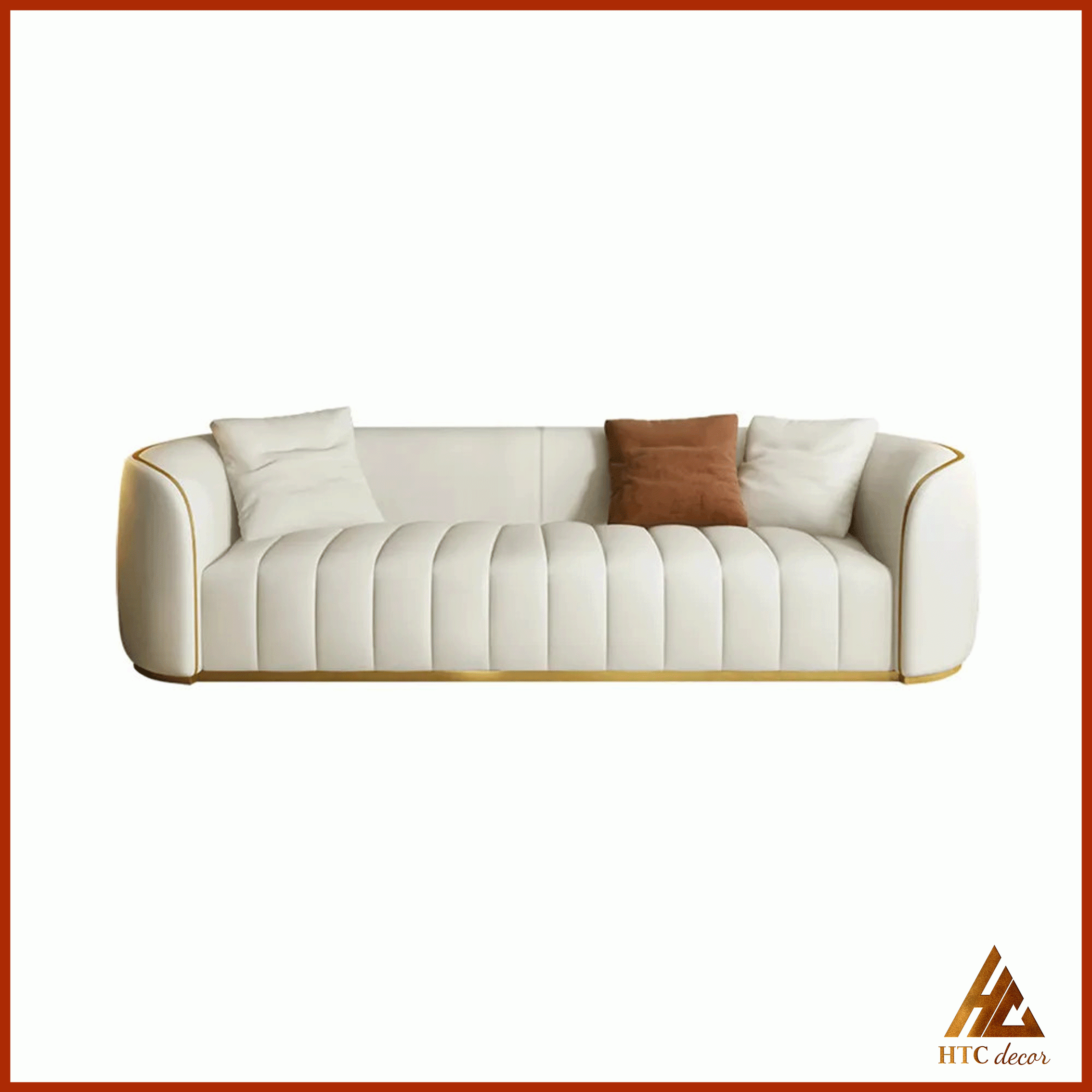 Ghế Sofa Băng Gold Da Simili